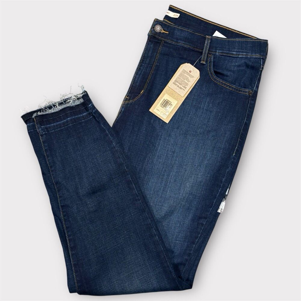 Levi's 721 High Rise Skinny Jeans 22W M Blue Womens Plus Size Stretch High Waist